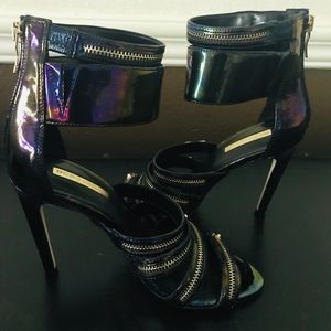 BCBGeneration Zipper High Heels